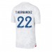 Frankrike Theo Hernandez #22 Borta matchtröja VM 2022 Kortärmad Billigt
